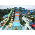 Super Boomerang Summer Slide Water Park / In An Amusement P